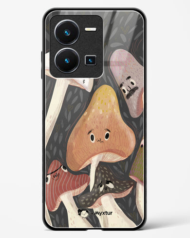Shroom Smiles [doodleodrama] Glass Case Phone Cover (Vivo)