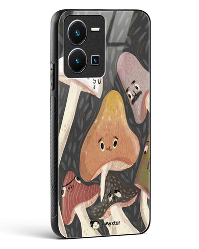 Shroom Smiles [doodleodrama] Glass Case Phone Cover (Vivo)