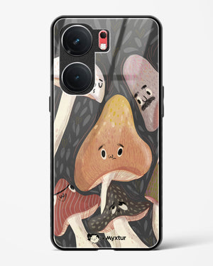 Shroom Smiles [doodleodrama] Glass Case Phone Cover (Vivo)
