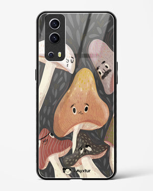 Shroom Smiles [doodleodrama] Glass Case Phone Cover (Vivo)