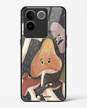Shroom Smiles [doodleodrama] Glass Case Phone Cover (Vivo)