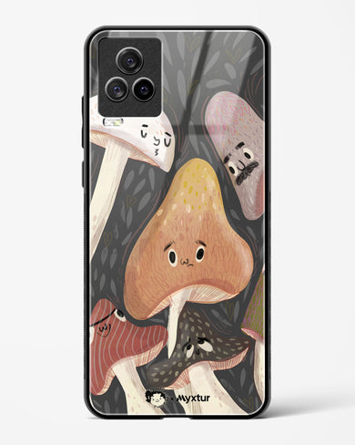 Shroom Smiles [doodleodrama] Glass Case Phone Cover (Vivo)