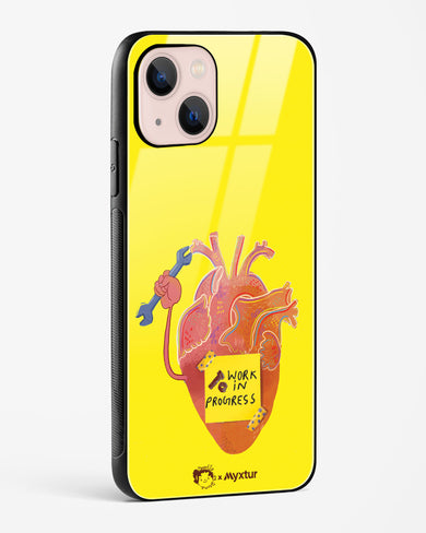 Work in Progress [doodleodrama] Glass Case Phone Cover (Apple)