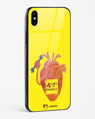 Work in Progress [doodleodrama] Glass Case Phone Cover-(Apple)