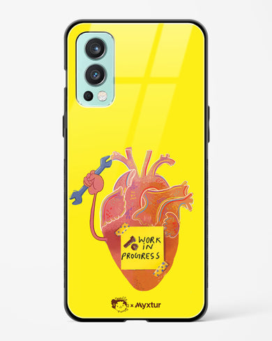 Work in Progress [doodleodrama] Glass Case Phone Cover (OnePlus)