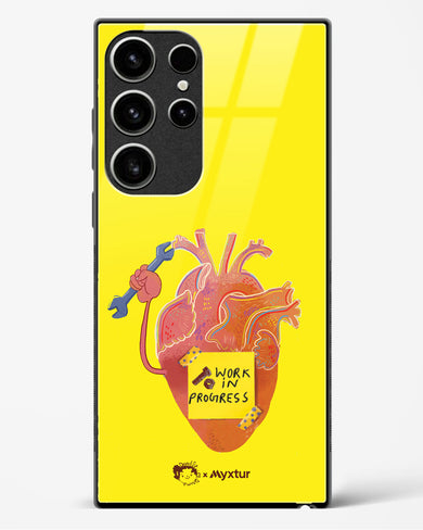 Work in Progress [doodleodrama] Glass Case Phone Cover (Samsung)