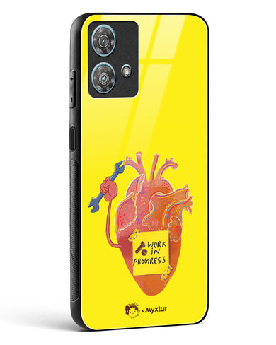 Work in Progress [doodleodrama] Glass Case Phone Cover (Motorola)