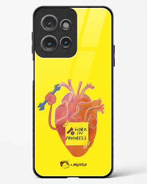 Work in Progress [doodleodrama] Glass Case Phone Cover (Motorola)