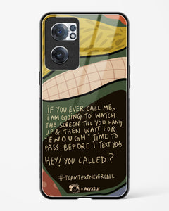 Team Text [doodleodrama] Glass Case Phone Cover (OnePlus)