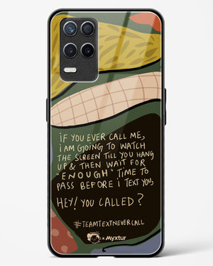 Team Text [doodleodrama] Glass Case Phone Cover-(Realme)