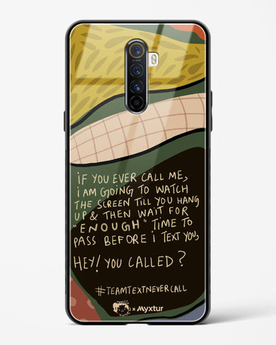 Team Text [doodleodrama] Glass Case Phone Cover-(Realme)