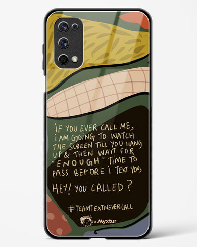 Team Text [doodleodrama] Glass Case Phone Cover-(Realme)