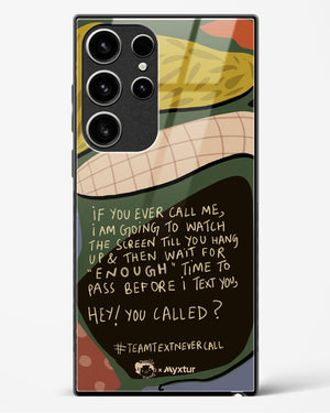 Team Text [doodleodrama] Glass Case Phone Cover-(Samsung)