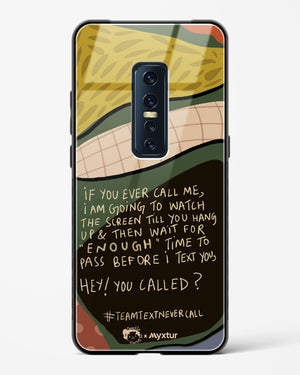 Team Text [doodleodrama] Glass Case Phone Cover-(Vivo)