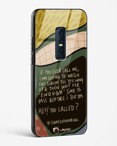 Team Text [doodleodrama] Glass Case Phone Cover-(Vivo)