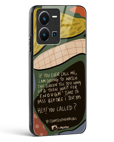 Team Text [doodleodrama] Glass Case Phone Cover-(Vivo)