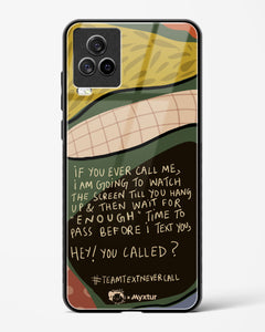 Team Text [doodleodrama] Glass Case Phone Cover (Vivo)