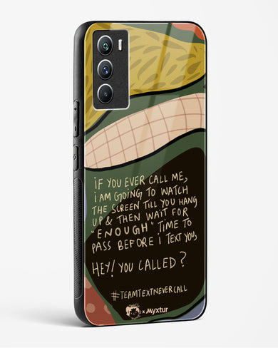 Team Text [doodleodrama] Glass Case Phone Cover (Vivo)