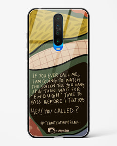 Team Text [Doodle Drama] Glass Case Phone Cover (Xiaomi)