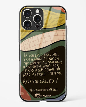 Team Text [doodleodrama] Glass Case Phone Cover (Apple)