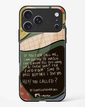 Team Text [doodleodrama] Glass Case Phone Cover (Apple)