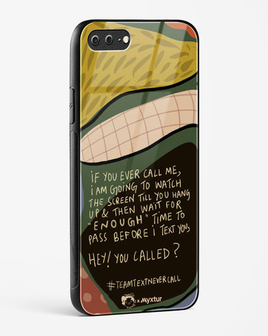 Team Text [doodleodrama] Glass Case Phone Cover (Apple)