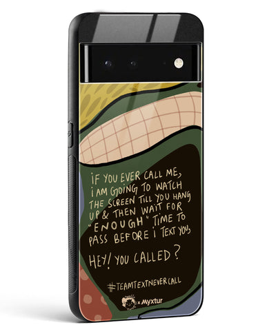 Team Text [doodleodrama] Glass Case Phone Cover (Google)