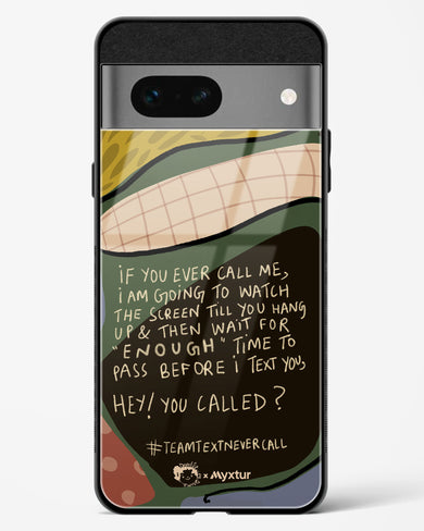 Team Text [doodleodrama] Glass Case Phone Cover (Google)