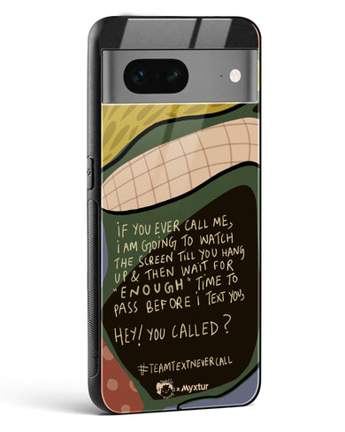 Team Text [doodleodrama] Glass Case Phone Cover (Google)