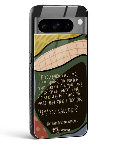 Team Text [doodleodrama] Glass Case Phone Cover (Google)