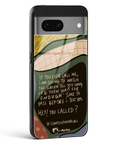 Team Text [doodleodrama] Glass Case Phone Cover (Google)