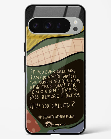 Team Text [doodleodrama] Glass Case Phone Cover (Google)