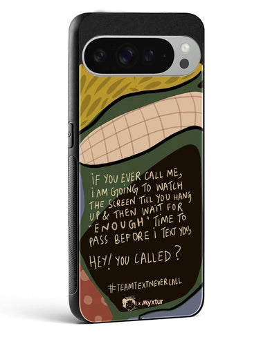 Team Text [doodleodrama] Glass Case Phone Cover (Google)