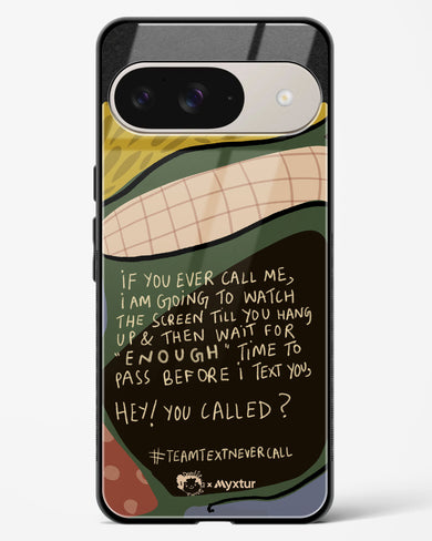 Team Text [doodleodrama] Glass Case Phone Cover (Google)