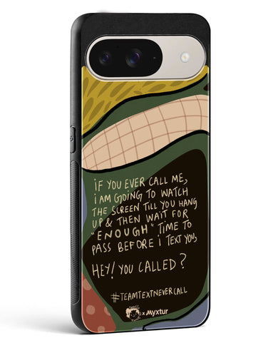 Team Text [doodleodrama] Glass Case Phone Cover (Google)