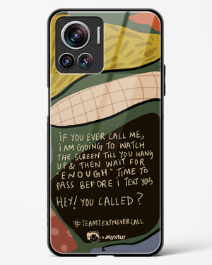 Team Text [doodleodrama] Glass Case Phone Cover (Motorola)