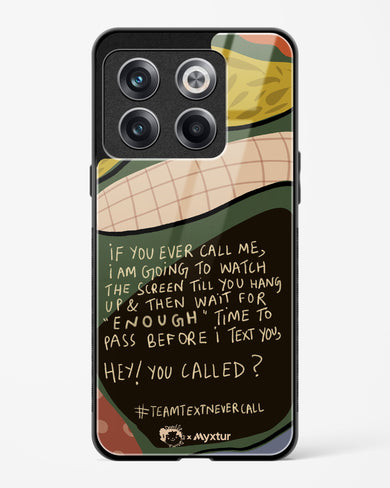 Team Text [doodleodrama] Glass Case Phone Cover (OnePlus)