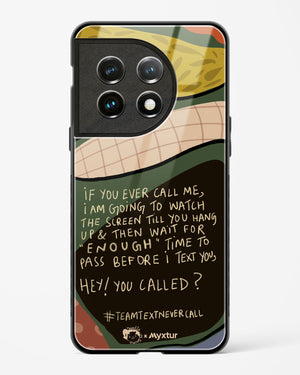 Team Text [doodleodrama] Glass Case Phone Cover (OnePlus)