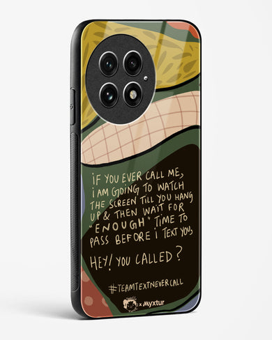 Team Text [doodleodrama] Glass Case Phone Cover (OnePlus)
