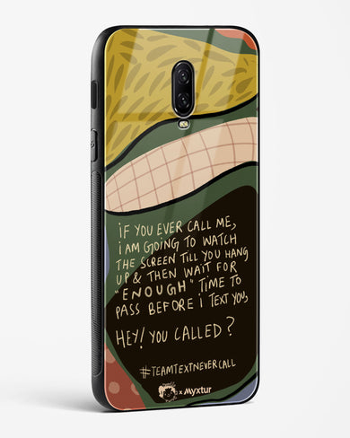 Team Text [doodleodrama] Glass Case Phone Cover (OnePlus)