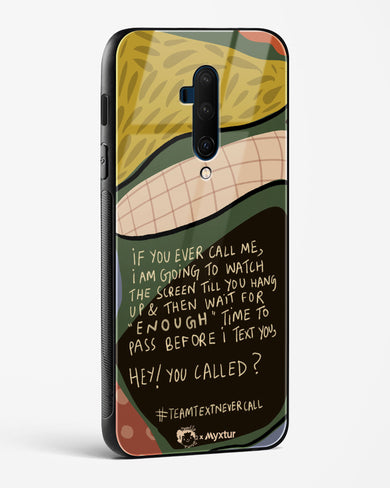 Team Text [doodleodrama] Glass Case Phone Cover (OnePlus)