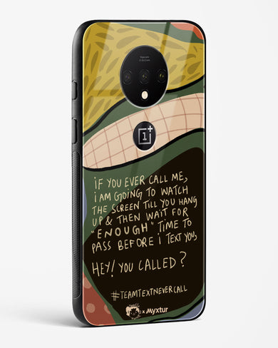 Team Text [doodleodrama] Glass Case Phone Cover (OnePlus)