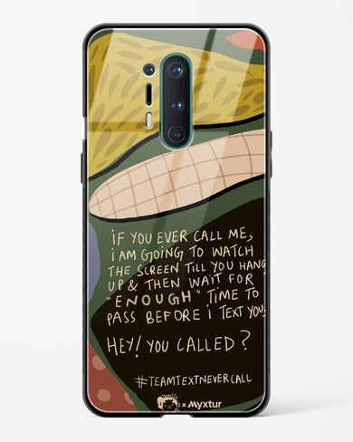 Team Text [doodleodrama] Glass Case Phone Cover (OnePlus)