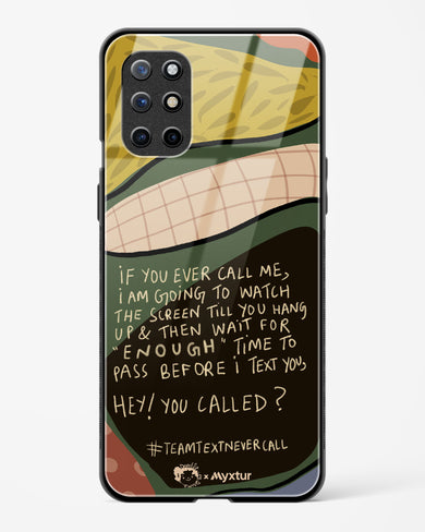 Team Text [doodleodrama] Glass Case Phone Cover (OnePlus)