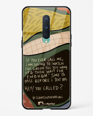 Team Text [doodleodrama] Glass Case Phone Cover (OnePlus)