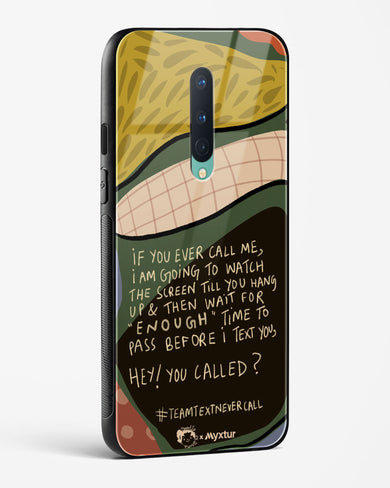 Team Text [doodleodrama] Glass Case Phone Cover (OnePlus)