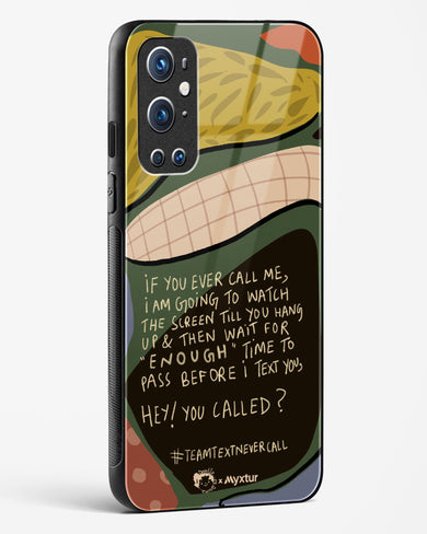 Team Text [doodleodrama] Glass Case Phone Cover (OnePlus)