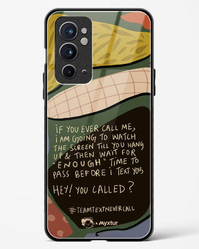 Team Text [doodleodrama] Glass Case Phone Cover (OnePlus)