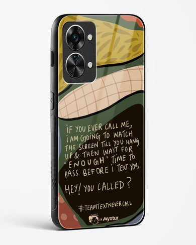 Team Text [doodleodrama] Glass Case Phone Cover (OnePlus)