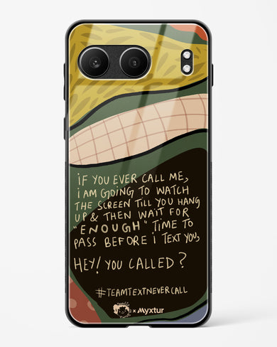 Team Text [doodleodrama] Glass Case Phone Cover (OnePlus)